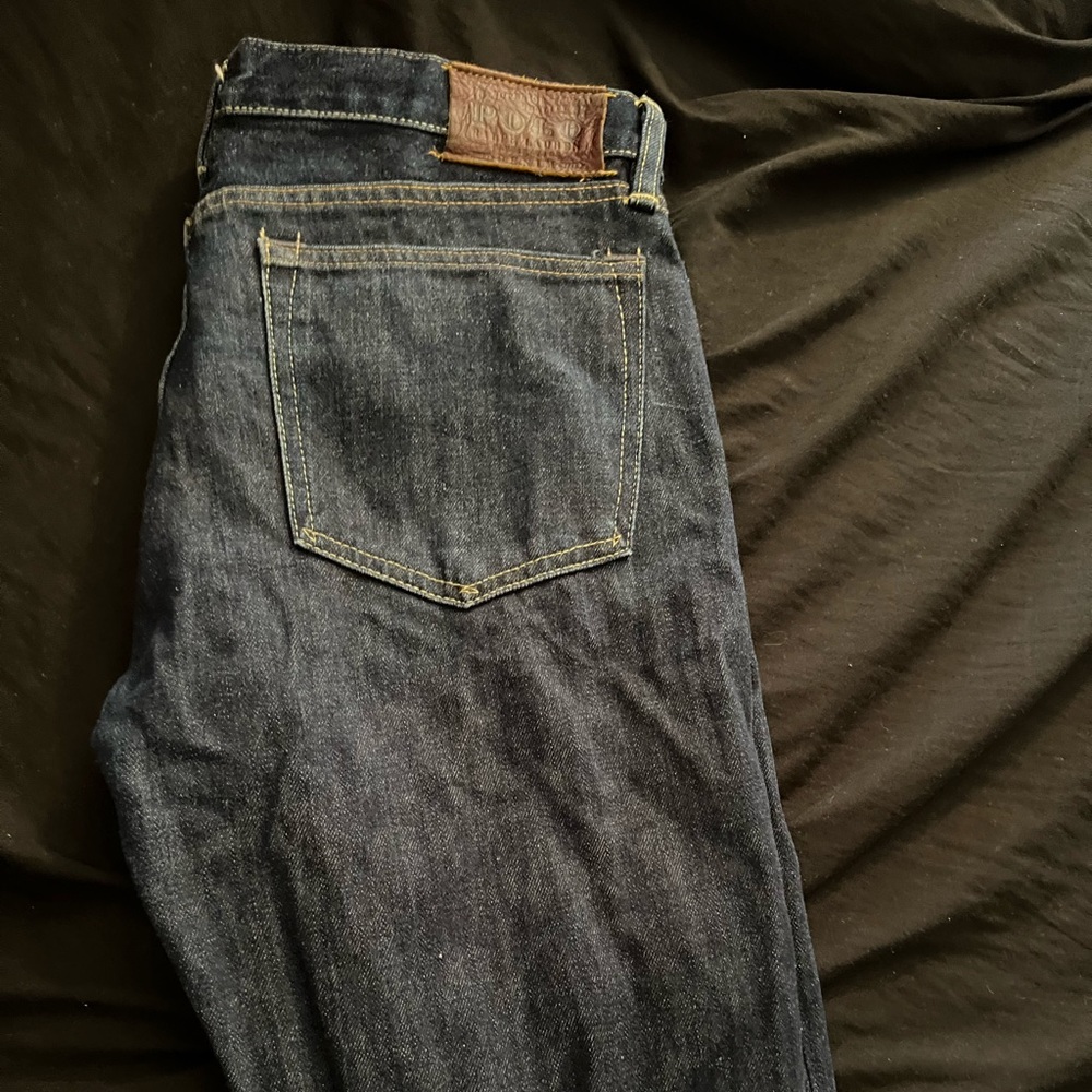 Straight leg jeans